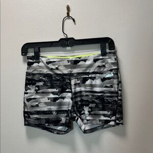 Athletic Shorts - Avia Women's Black and White (Running Shorts)